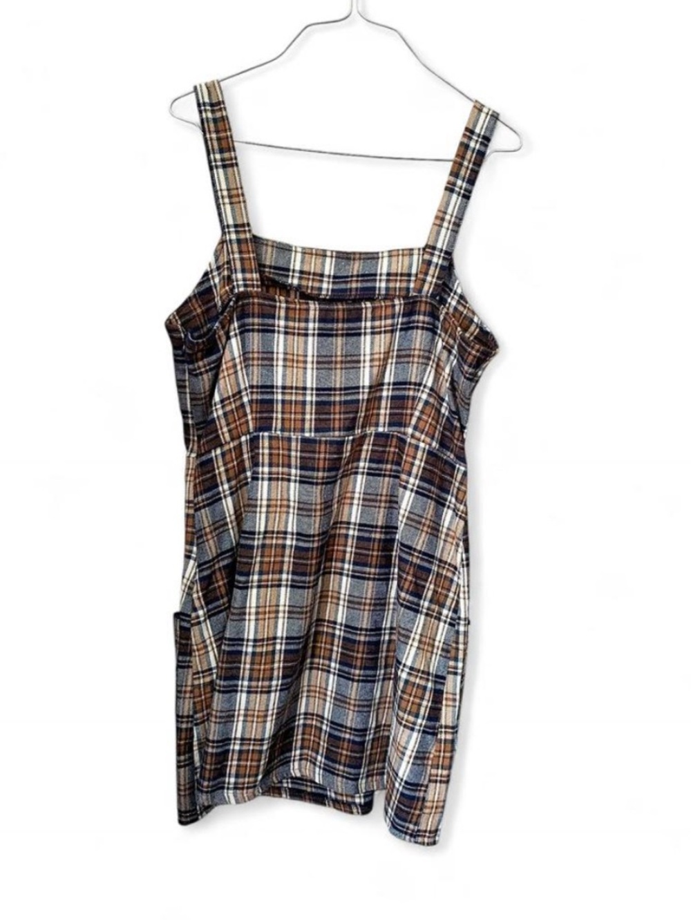 American Eagle Plaid Jumper Dress | Size L | Made in Italy - Picture 3 of 5